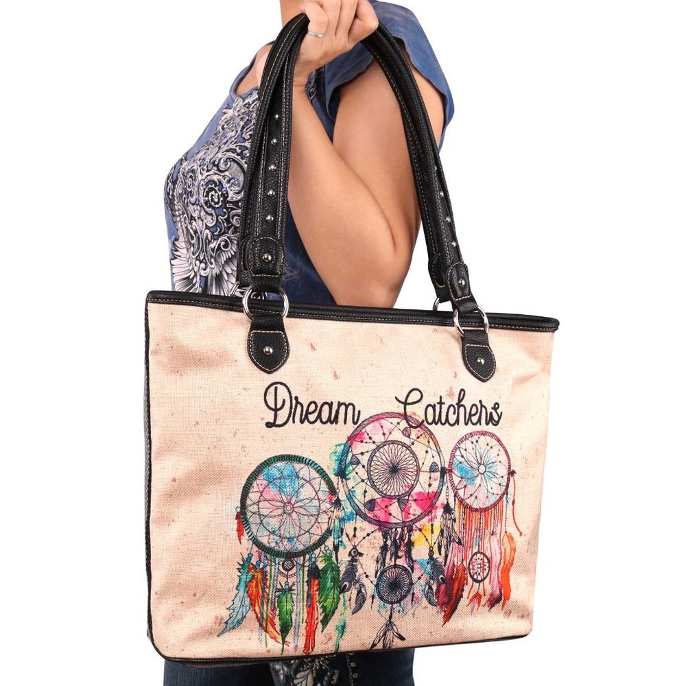 Montana West Dream Catcher Canvas Tote